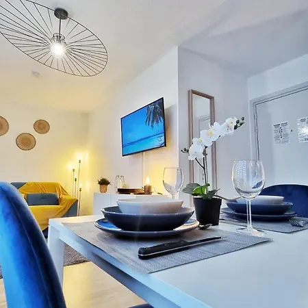 Apartament Le Smart - Parking - Terrasse - Wifi - Mulhouse - Relax