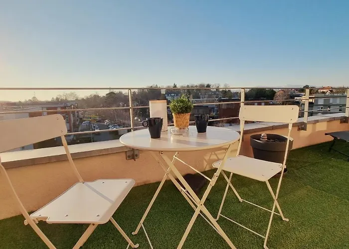 Le Smart - Parking - Terrasse - Wifi - Mulhouse - Relax Daire *
