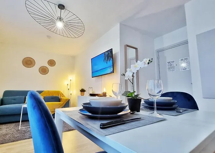 Daire Le Smart - Parking - Terrasse - Wifi - Mulhouse - Relax